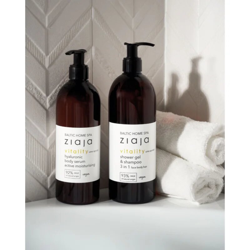 Ziaja Baltic Home Spa Vitality sprchový gel na obličej tělo a vlasy 500 ml