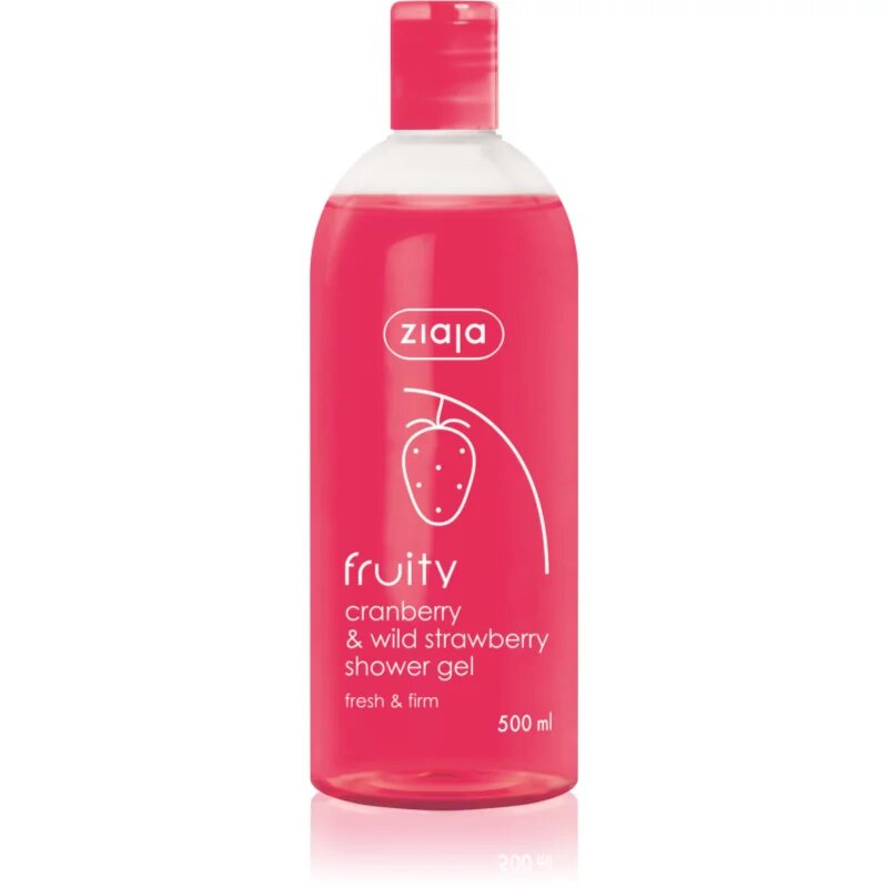 Ziaja Fruity Cranberry & Wild Strawberry hydratační sprchový gel 500 ml