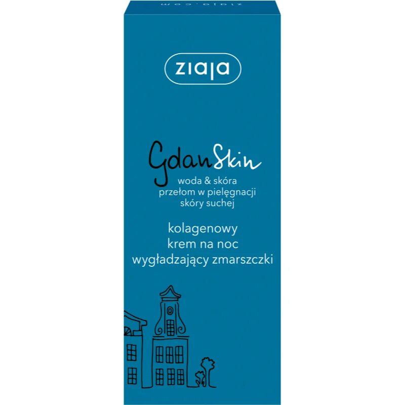 Ziaja Gdan Skin noční krém s kolagenem 50 ml