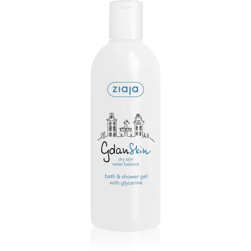Ziaja Gdan Skin sprchový a koupelový gel s glycerinem 300 ml