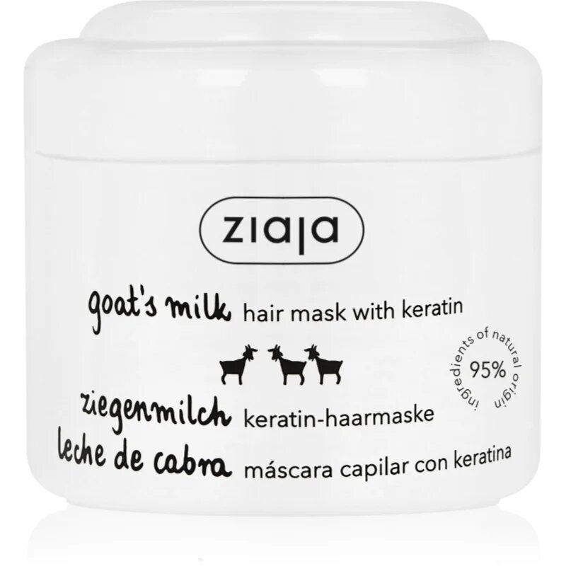 Ziaja Goat's Milk posilující maska pro suché a poškozené vlasy 200 ml