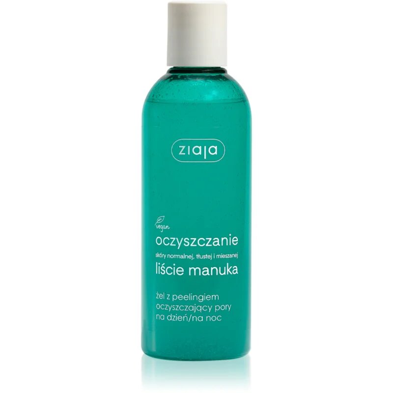 Ziaja Manuka Tree Purifying peelingový čisticí gel pro stažení pórů 200 ml
