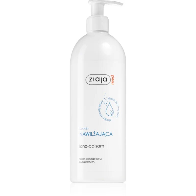 Ziaja Med Hydrating Care výživný regenerační balzám pro dehydratovanou a velmi suchou pokožku 400 ml