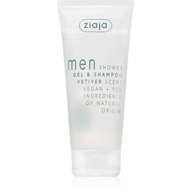 Ziaja Men sprchový gel a šampon 2 v 1 pro muže Vetiver 200 ml