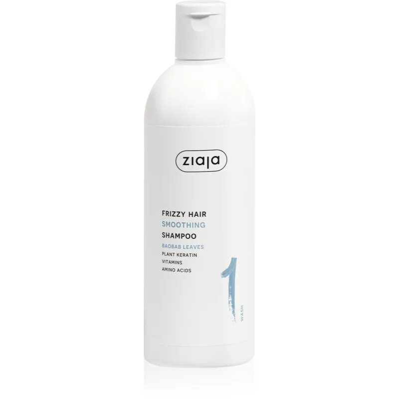 Ziaja Plant Essentials Baobab Leaves vyhlazující šampon pro kudrnaté vlasy 400 ml