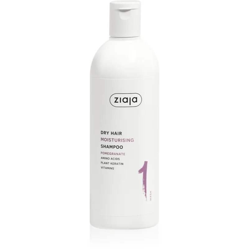 Ziaja Plant Essentials Pomegranate hydratační šampon pro suché vlasy 400 ml
