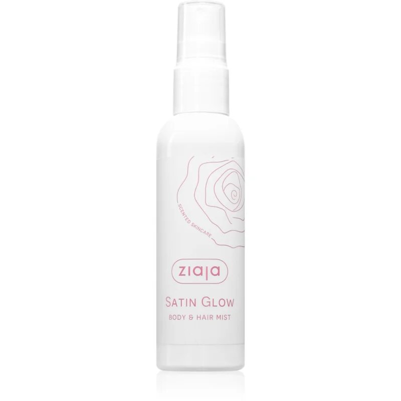 Ziaja Satin Glow Body & Hair Mist mlha na tělo a vlasy 90 ml