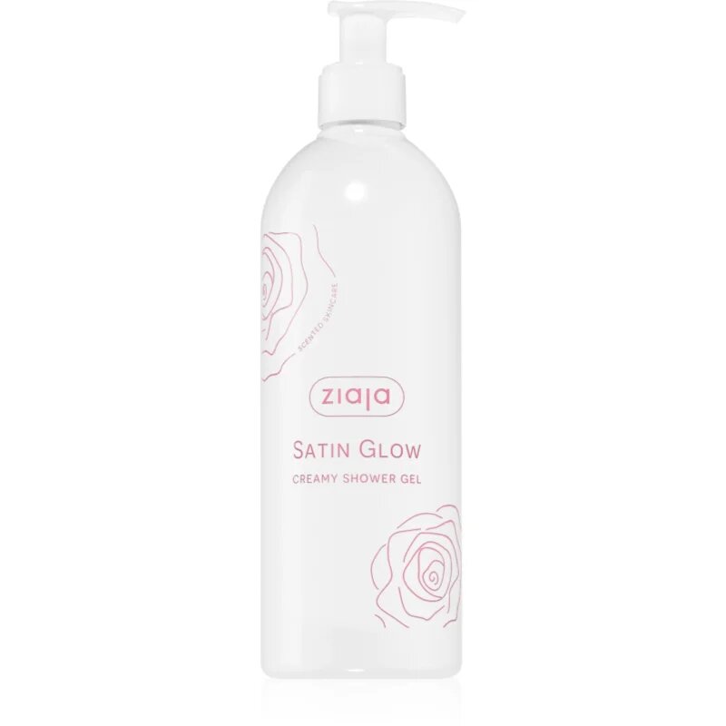 Ziaja Satin Glow Creamy Shower Gel krémový sprchový gel 390 ml