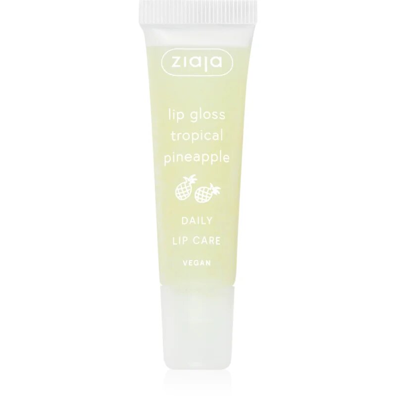 Ziaja Tropical Pineapple pečující lesk na rty 12 ml