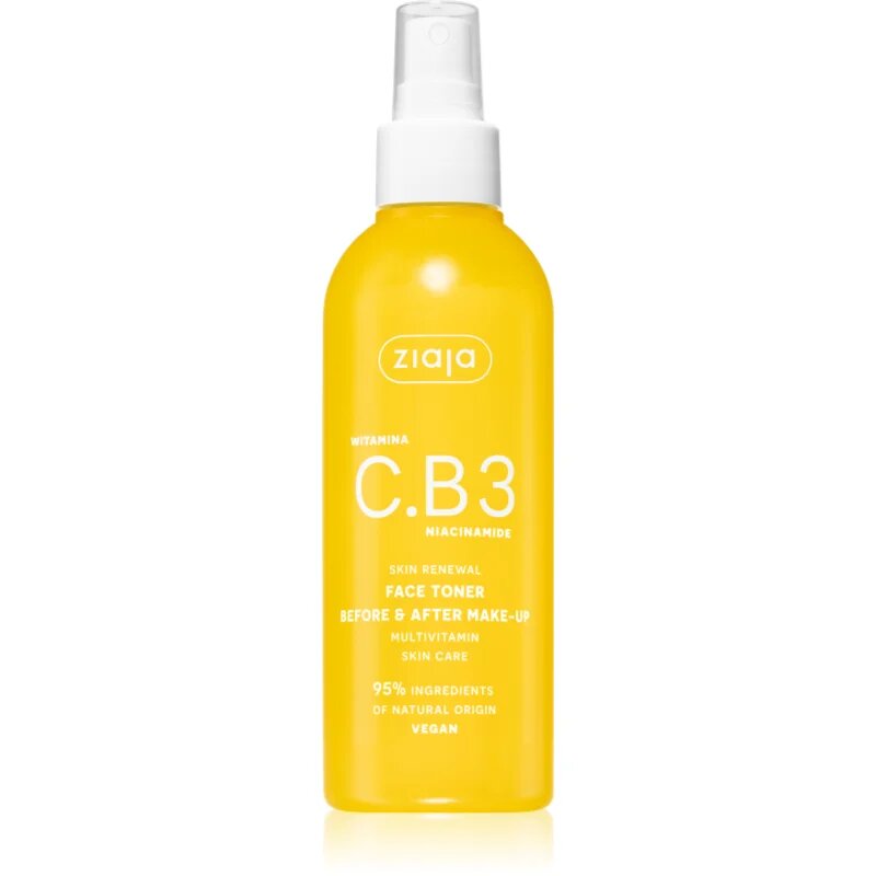 Ziaja Vitamin C.B3 Niacinamide čisticí pleťové tonikum ve spreji 190 ml