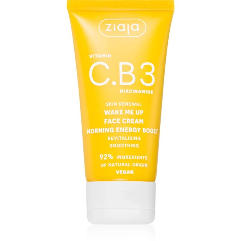 Ziaja Vitamin C.B3 Niacinamide energizující denní krém pro okamžité probuzení 50 ml