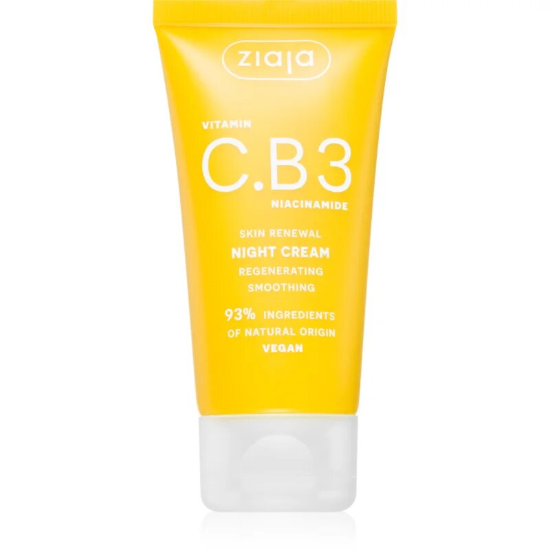Ziaja Vitamin C.B3 Niacinamide noční krém-maska 50 ml
