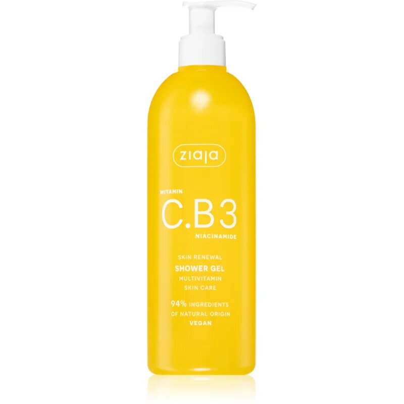 Ziaja Vitamin C.B3 Niacinamide osvěžující sprchový gel 400 ml
