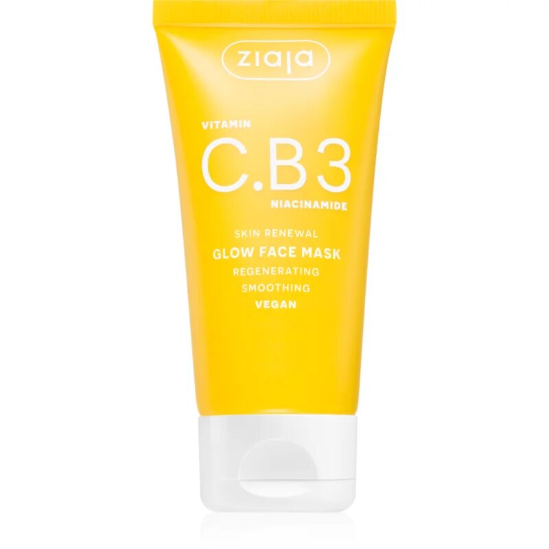 Ziaja Vitamin C.B3 Niacinamide rozjasňující pleťová maska 50 ml