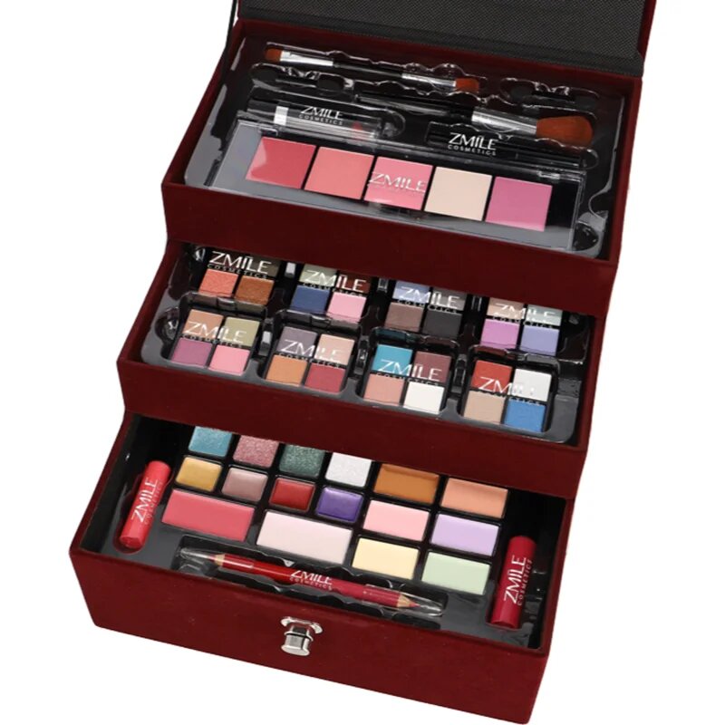 ZMILE COSMETICS Beauty Case Velvety kosmetický kufřík Dark Berry