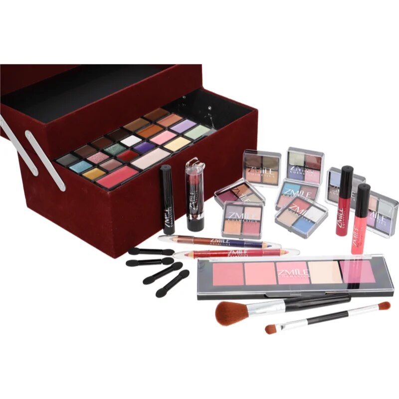 ZMILE COSMETICS Beauty Case Velvety kosmetický kufřík Dark Berry