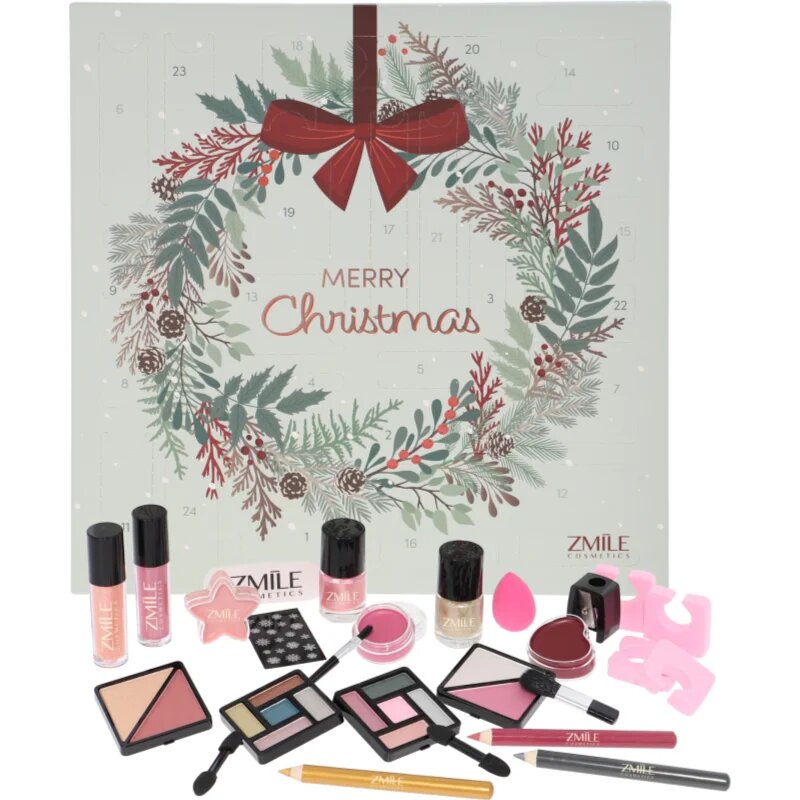 ZMILE COSMETICS Jingle and Glow adventní kalendář