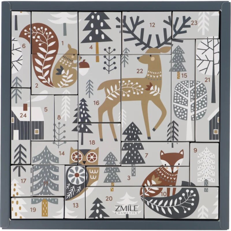 ZMILE COSMETICS Scandic Wildlife adventní kalendář