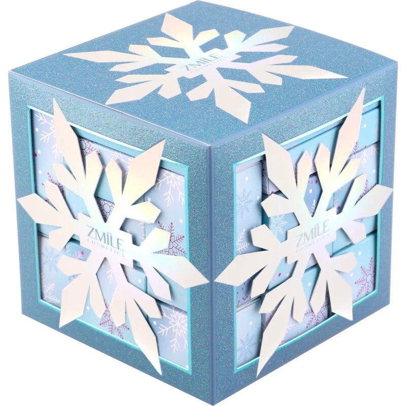 ZMILE COSMETICS Snowflake Puzzle adventní kalendář Frosty White