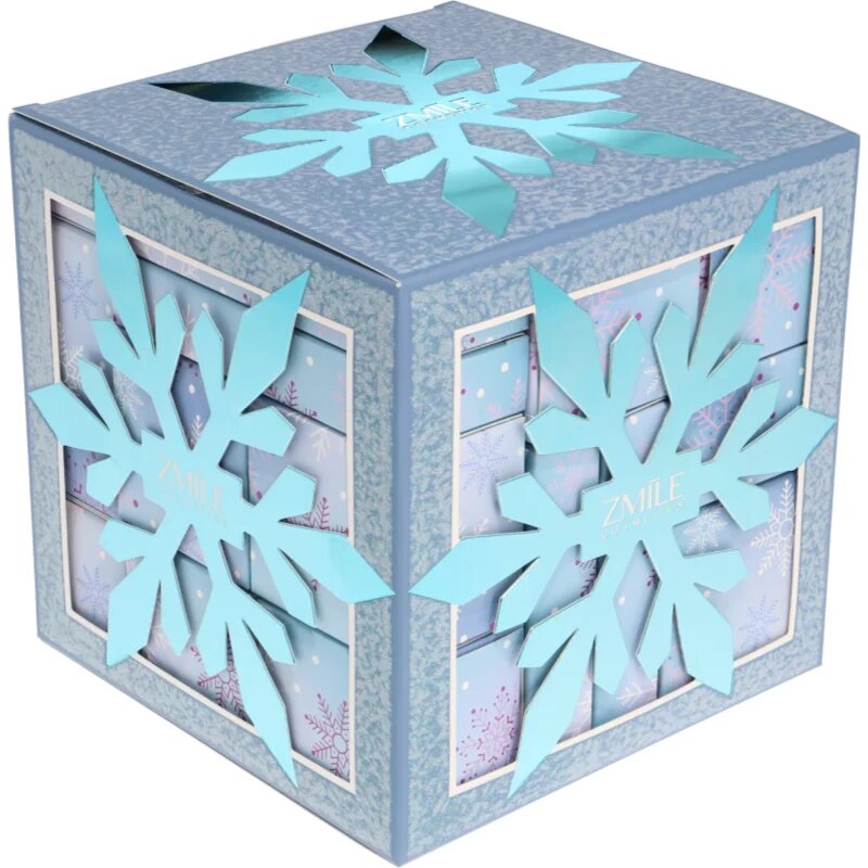 ZMILE COSMETICS Snowflake Puzzle adventní kalendář Ice Blue