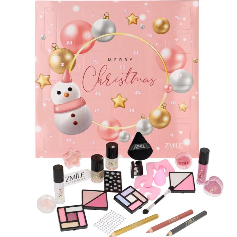 ZMILE COSMETICS Square Snowman adventní kalendář