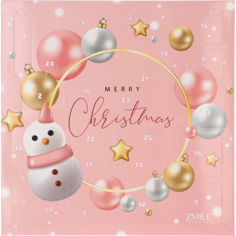 ZMILE COSMETICS Square Snowman adventní kalendář