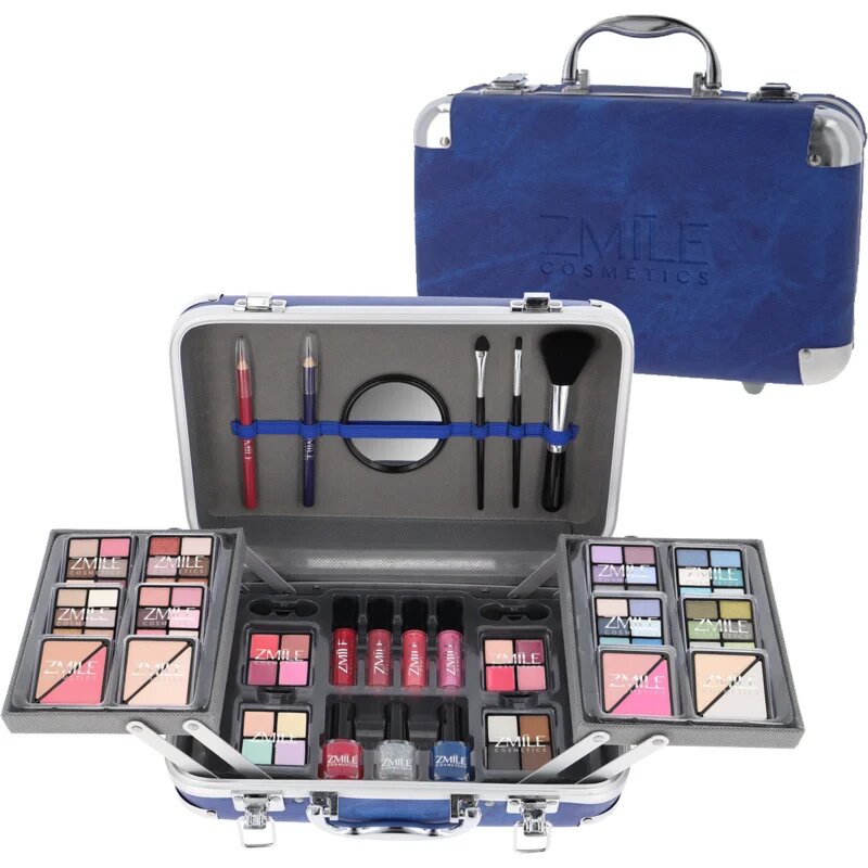 ZMILE COSMETICS Traveller Blue kosmetický kufřík