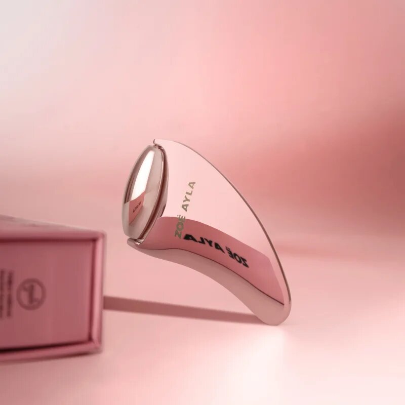Zoë Ayla 2-in-1 Gua Sha Roller masážní pomůcka na obličej 1 ks