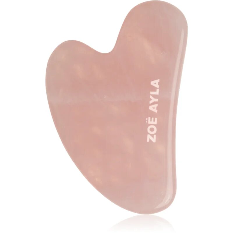 Zoë Ayla Luxurious Rose Gua Sha Therapy Tool masážní pomůcka 1 ks
