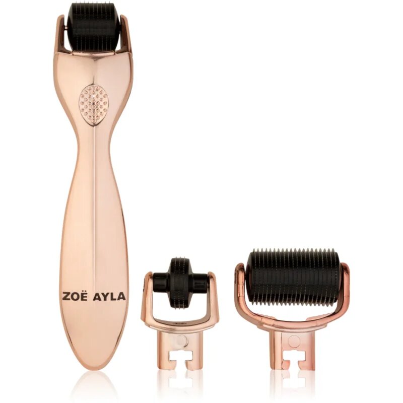 Zoë Ayla Micro-Needling Derma Roller Set mikrojehličkový aplikátor na obličej a tělo 1 ks