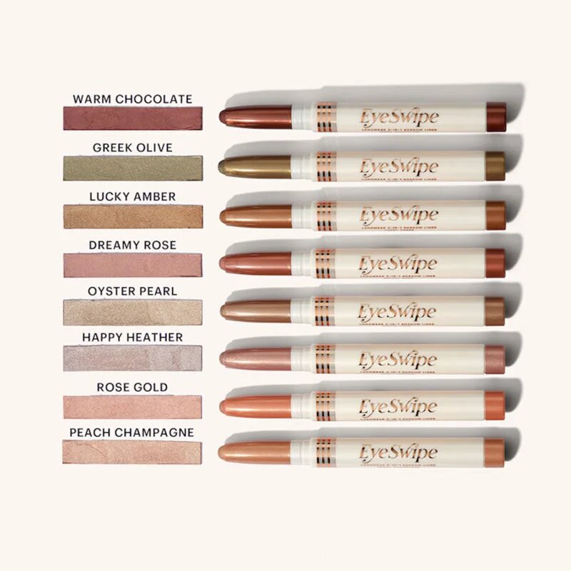 ZOEVA Eye Swipe oční stíny a oční linky 2 v 1 odstín Rose Gold 14 g