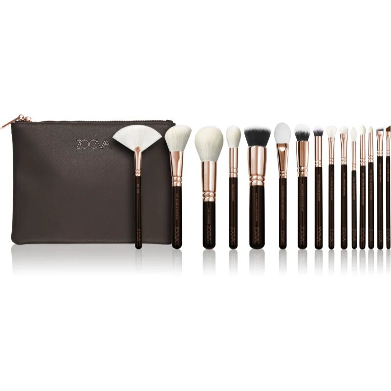 ZOEVA The Artists Brush Set Rose Golden Edition cestovní sada štětců s taštičkou