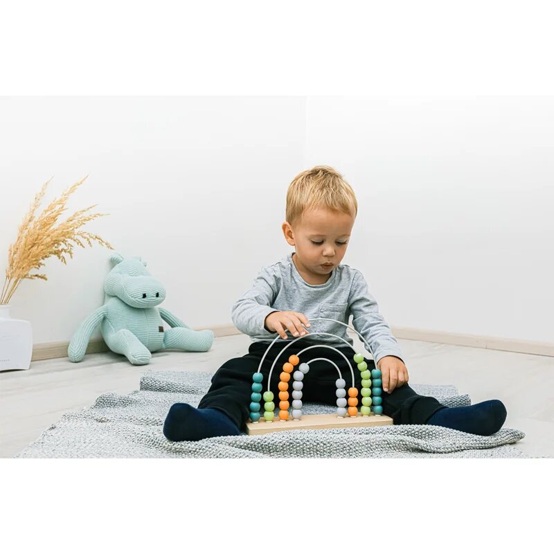 Zopa Counter počítadlo ze dřeva Rainbow 1 ks