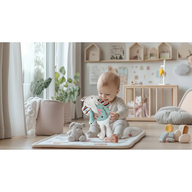 Zopa Plush Interactive Buddy Elephant interaktivní plyšová hračka 12 m+ 1 ks