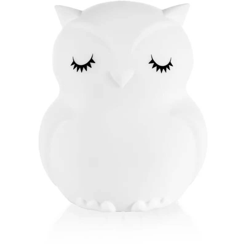 Zopa Silicone LED Lamp with Music Size L noční světlo s melodií Owl 1 ks