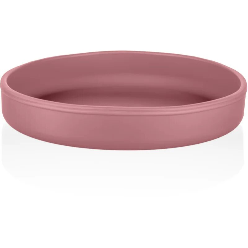 Zopa Silicone Plate talíř 6 m+ Old Pink 1 ks
