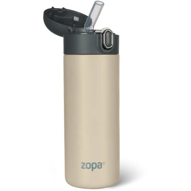 Zopa Thermo Bottle termoska s brčkem Cookie Beige 1 ks