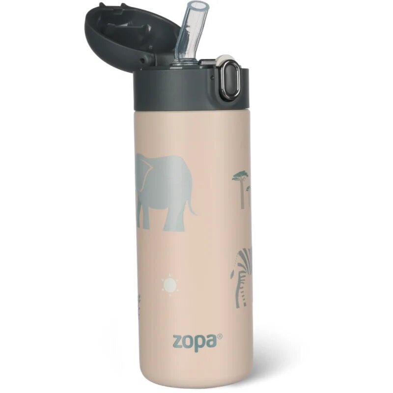 Zopa Thermo Bottle with Drinking Spout termoska s brčkem Safari 1 ks