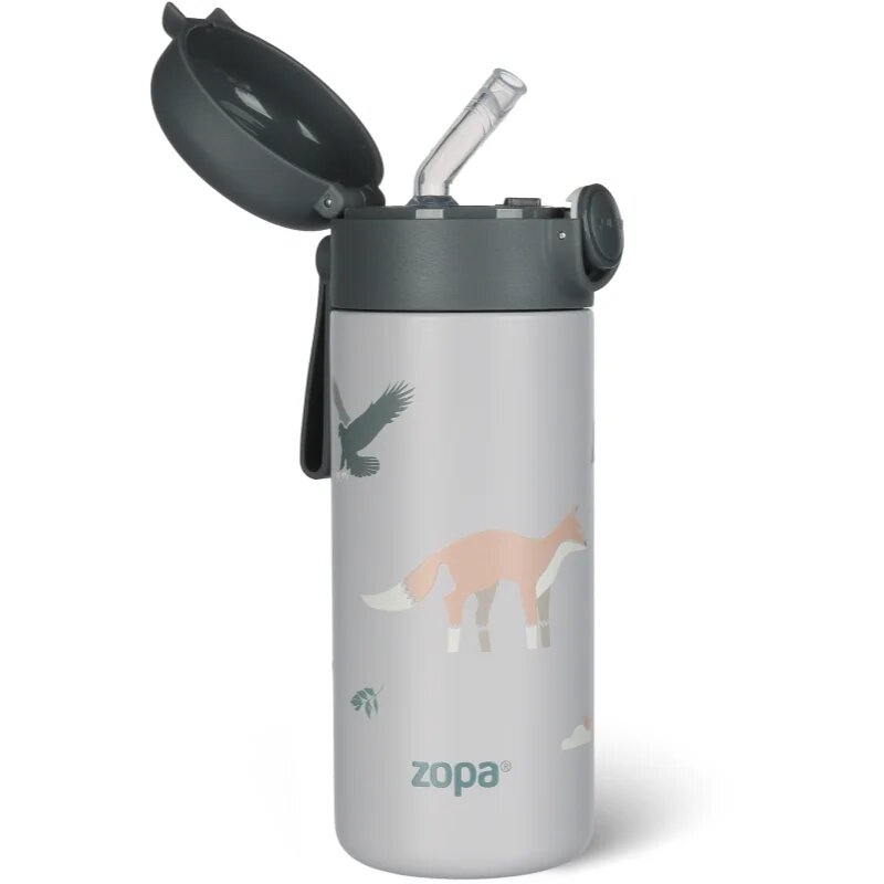 Zopa Thermo Bottle with Silicone Holder and Drinking Spout termoska s brčkem 1 ks