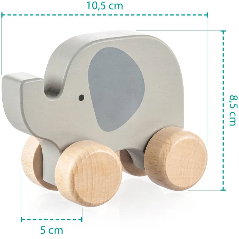 Zopa Wooden Animal jezdící zvířátko ze dřeva Elephant 1 ks