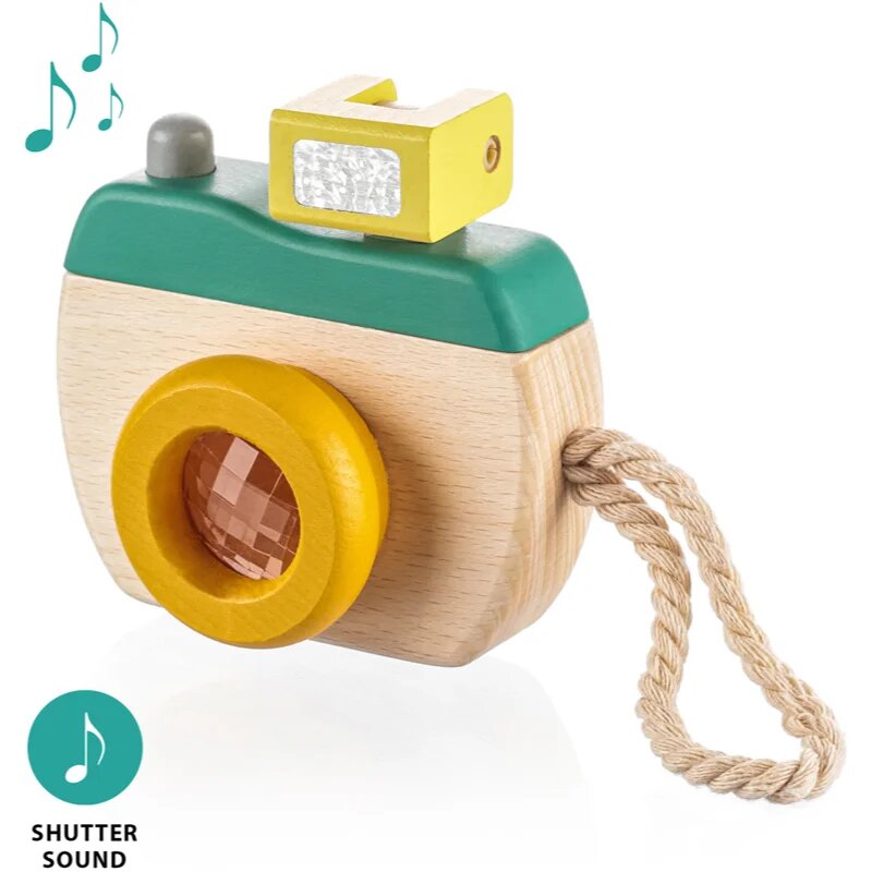 Zopa Wooden Camera fotoaparát ze dřeva Green 1 ks