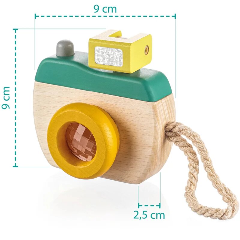 Zopa Wooden Camera fotoaparát ze dřeva Green 1 ks