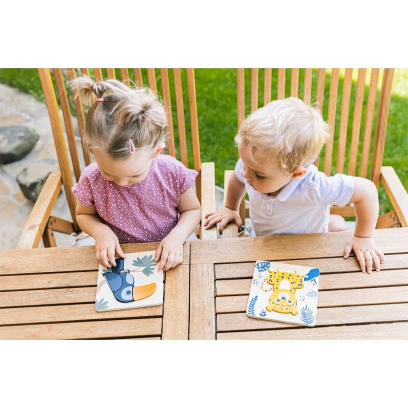 Zopa Wooden Puzzle Small puzzle ze dřeva Zebra 1 ks