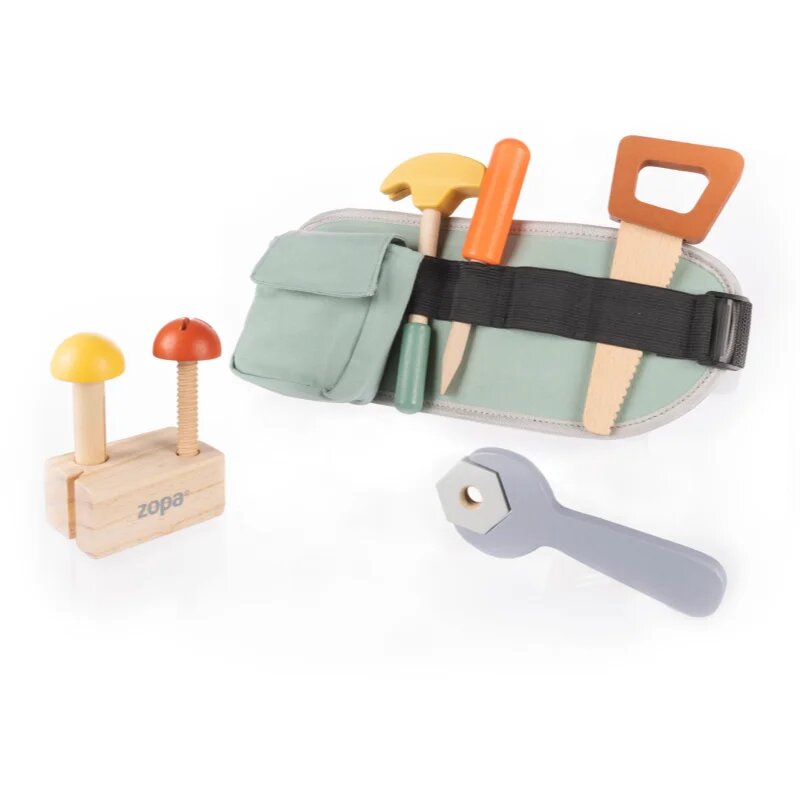 Zopa Wooden Tools With a Belt hračka ze dřeva 1 ks