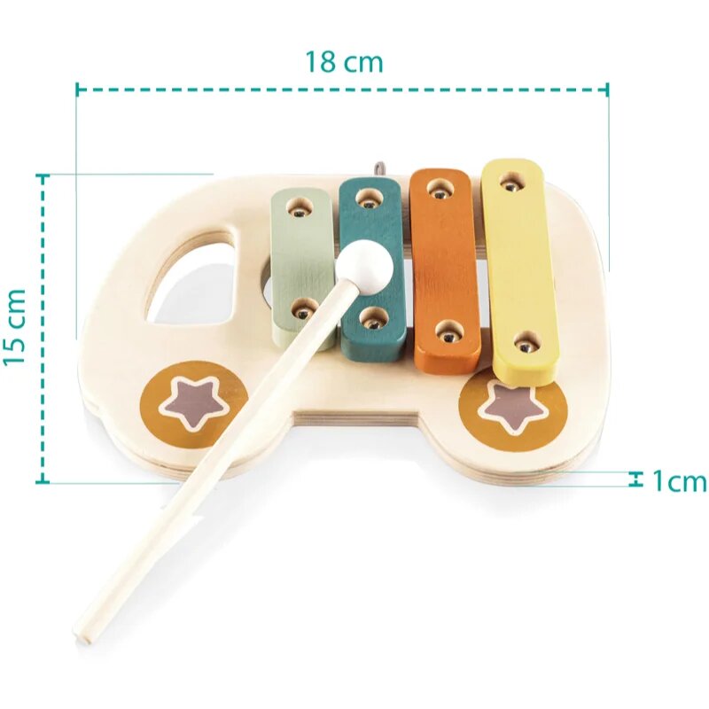 Zopa Wooden Xylophone xylofon Boat 1 ks